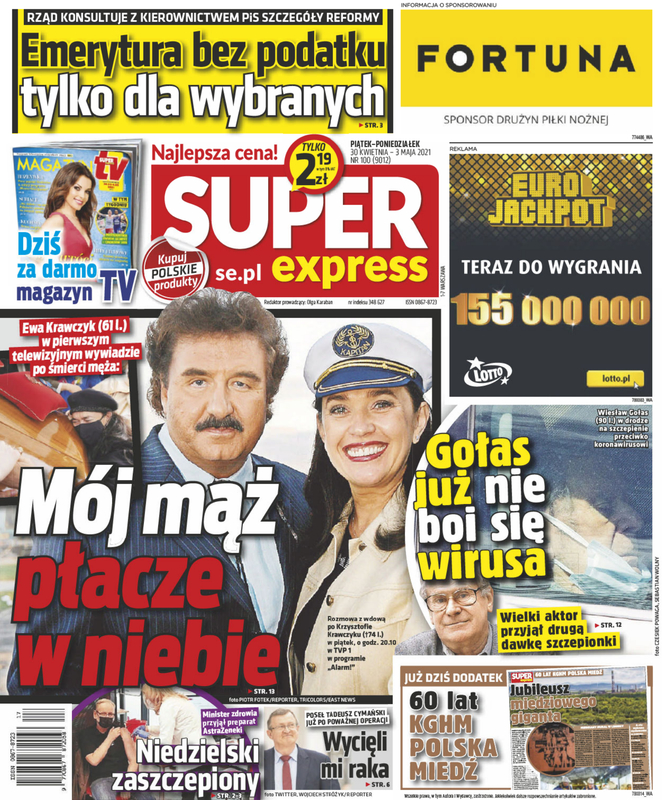 Super Express ewydanie, eprenumerata, gazeta online eGazety.pl